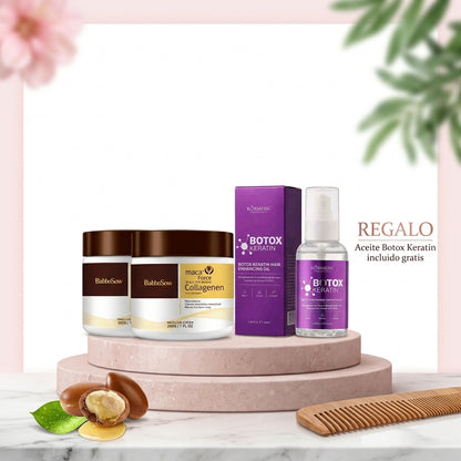 Kit Bótox Capilar: Queratina & Colágeno