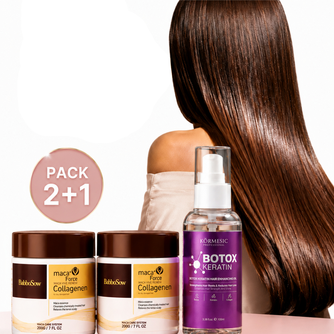 Kit Bótox Capilar: Queratina & Colágeno